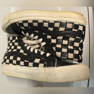 Vans vault sk8-hi woven leather men’s 7